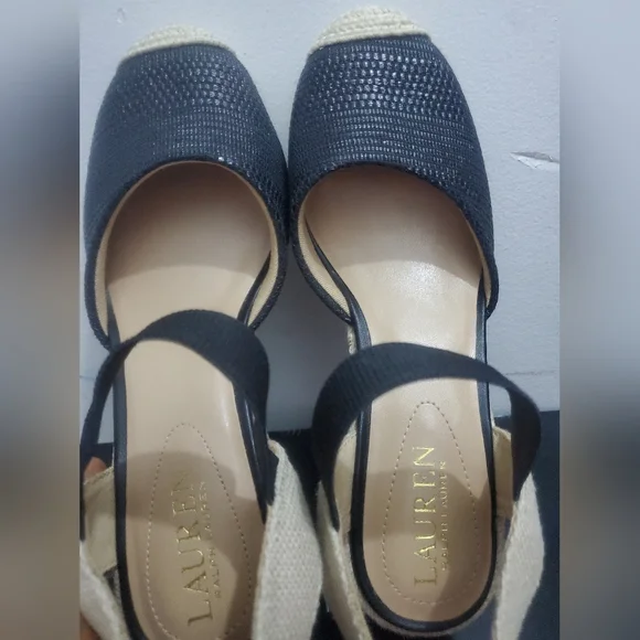 LAUREN Ralph Lauren Pearle Straw Espadrille - Picture 8 of 8